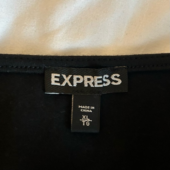 NWOT express black sequin cami - Picture 3 of 4
